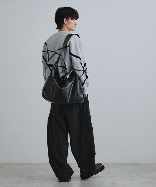 tk.TAKEO KIKUCHI / ティーケー タケオキクチ ショルダーバッグ | ルーズビッグショルダーバッグ／たすき掛け／ビッグ／A3サイズ収納可能 | 詳細26