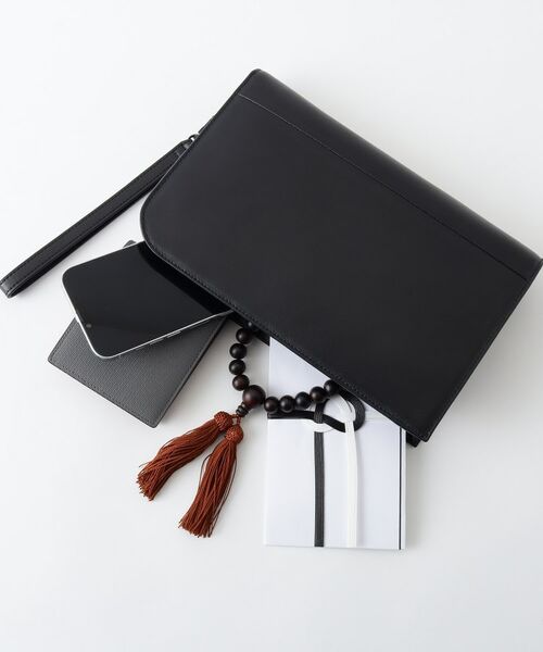 tk.TAKEO KIKUCHI / ティーケー タケオキクチ クラッチ・パーティバッグ | リアルレザークラッチ（冠婚葬祭OK） | 詳細16