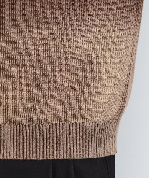 tk.TAKEO KIKUCHI / ティーケー タケオキクチ ニット・セーター | 畦編みニットポロシャツブリーチ | 詳細21