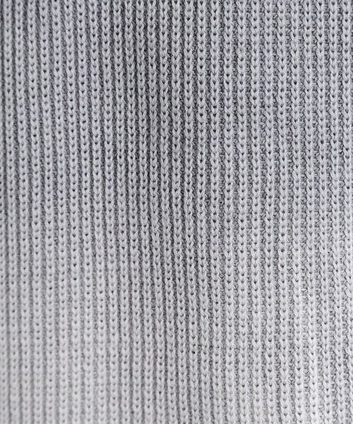 tk.TAKEO KIKUCHI / ティーケー タケオキクチ ニット・セーター | 畦編みニットポロシャツブリーチ | 詳細5