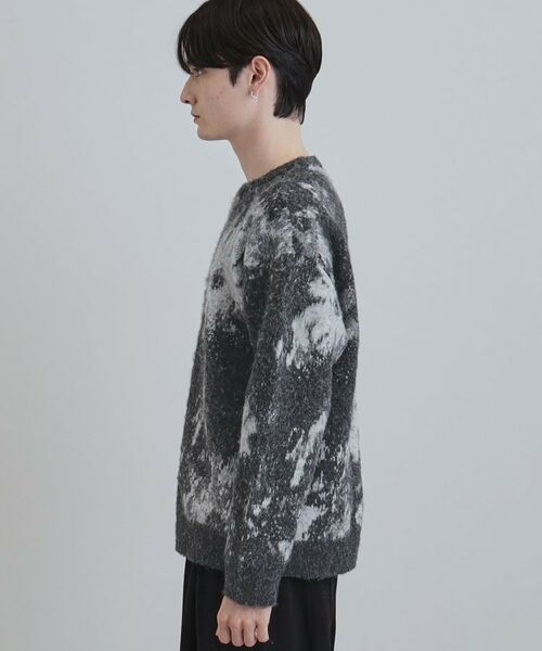 tk.TAKEO KIKUCHI / ティーケー タケオキクチ ニット・セーター | アブストフラワーシャギーニットプルオーバー | 詳細16