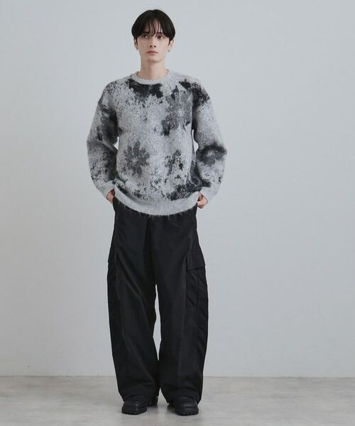 tk.TAKEO KIKUCHI / ティーケー タケオキクチ ニット・セーター | アブストフラワーシャギーニットプルオーバー | 詳細3