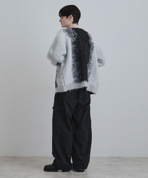 tk.TAKEO KIKUCHI / ティーケー タケオキクチ カーディガン・ボレロ | ボールドストライプシャギーニットVカーディガン | 詳細5