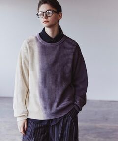 tk.TAKEO KIKUCHI / ティーケー タケオキクチ ニット・セーター | グラデダイニットプルオーバー