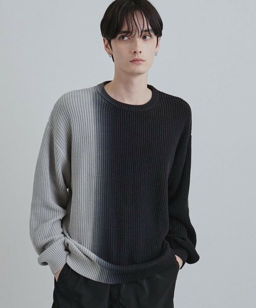 tk.TAKEO KIKUCHI / ティーケー タケオキクチ ニット・セーター | グラデダイニットプルオーバー | 詳細10