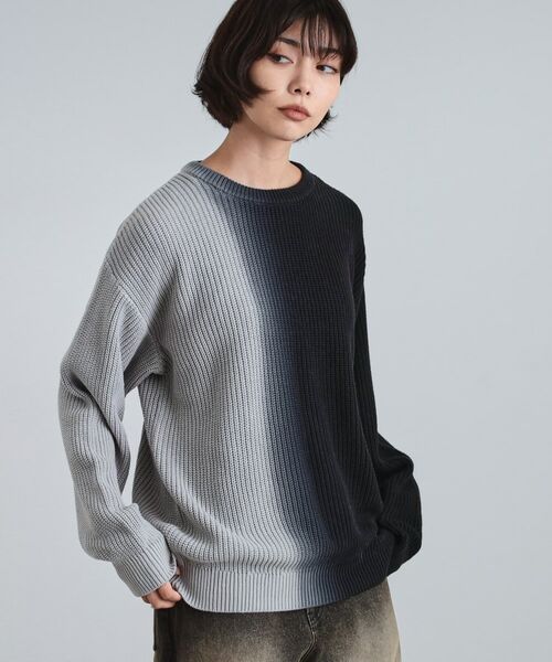tk.TAKEO KIKUCHI / ティーケー タケオキクチ ニット・セーター | グラデダイニットプルオーバー | 詳細14