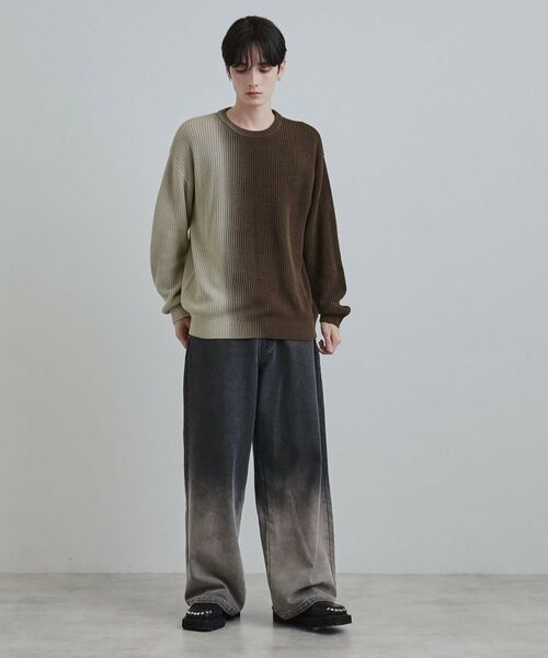 tk.TAKEO KIKUCHI / ティーケー タケオキクチ ニット・セーター | グラデダイニットプルオーバー | 詳細18