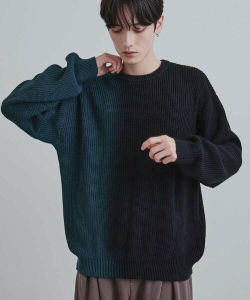 tk.TAKEO KIKUCHI / ティーケー タケオキクチ ニット・セーター | グラデダイニットプルオーバー | 詳細25