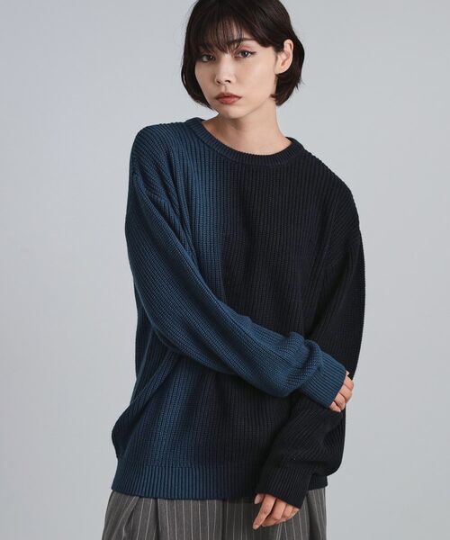 tk.TAKEO KIKUCHI / ティーケー タケオキクチ ニット・セーター | グラデダイニットプルオーバー | 詳細28