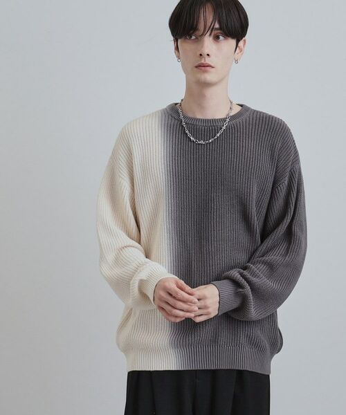 tk.TAKEO KIKUCHI / ティーケー タケオキクチ ニット・セーター | グラデダイニットプルオーバー | 詳細3