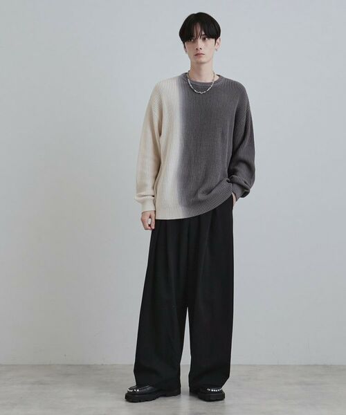 tk.TAKEO KIKUCHI / ティーケー タケオキクチ ニット・セーター | グラデダイニットプルオーバー | 詳細4