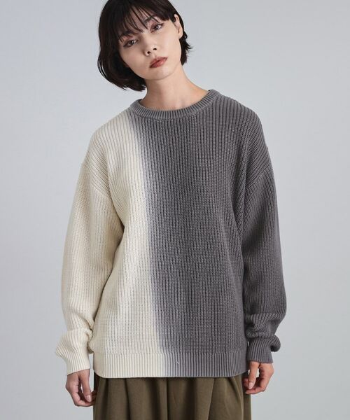 tk.TAKEO KIKUCHI / ティーケー タケオキクチ ニット・セーター | グラデダイニットプルオーバー | 詳細6
