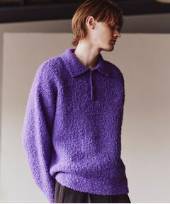 tk.TAKEO KIKUCHI / ティーケー タケオキクチ ニット・セーター | ブークレニットポロシャツ