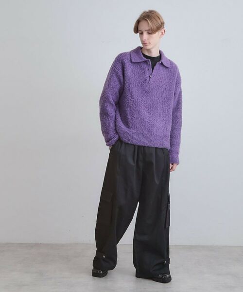 tk.TAKEO KIKUCHI / ティーケー タケオキクチ ニット・セーター | ブークレニットポロシャツ | 詳細19