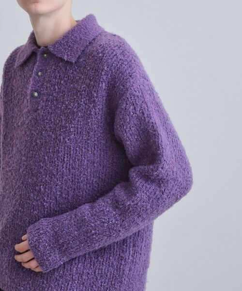 tk.TAKEO KIKUCHI / ティーケー タケオキクチ ニット・セーター | ブークレニットポロシャツ | 詳細29
