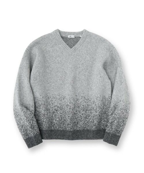 tk.TAKEO KIKUCHI / ティーケー タケオキクチ ニット・セーター | ミスティーシャギーVネックニット | 詳細1