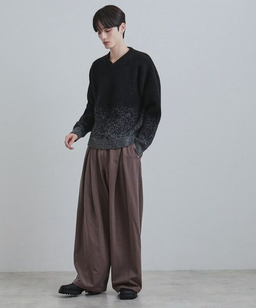 tk.TAKEO KIKUCHI / ティーケー タケオキクチ ニット・セーター | ミスティーシャギーVネックニット | 詳細14