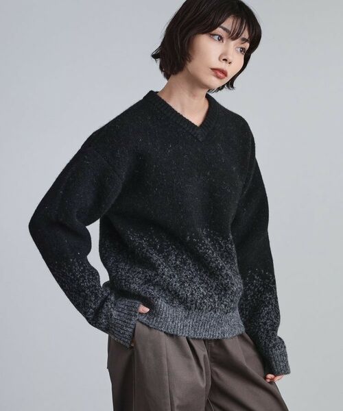 tk.TAKEO KIKUCHI / ティーケー タケオキクチ ニット・セーター | ミスティーシャギーVネックニット | 詳細16