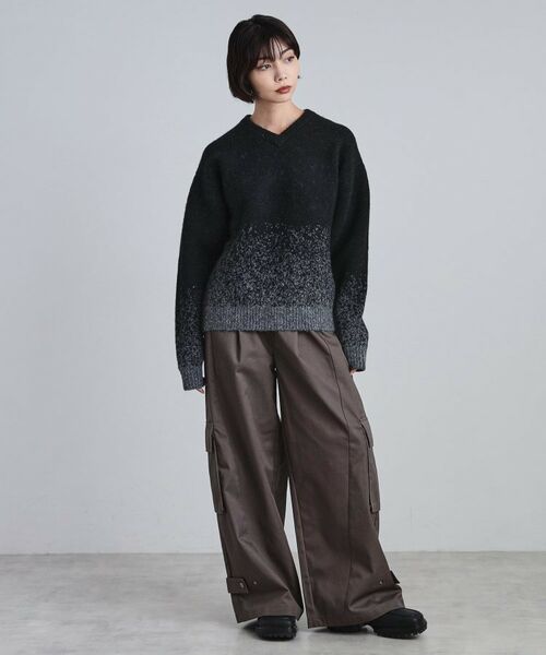 tk.TAKEO KIKUCHI / ティーケー タケオキクチ ニット・セーター | ミスティーシャギーVネックニット | 詳細17