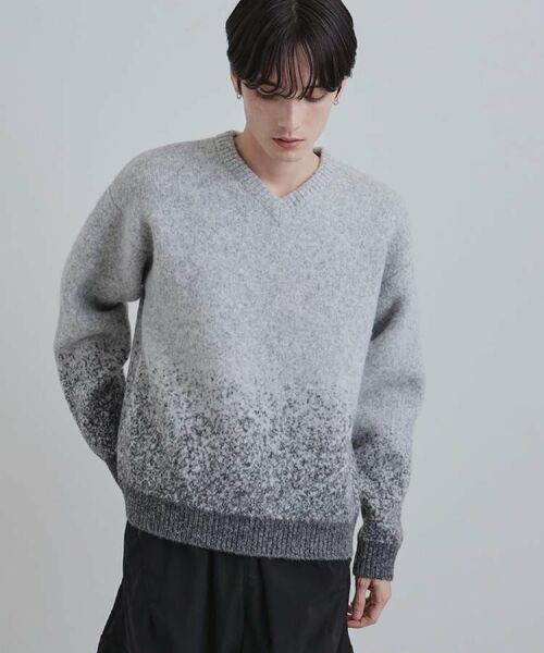 tk.TAKEO KIKUCHI / ティーケー タケオキクチ ニット・セーター | ミスティーシャギーVネックニット | 詳細2