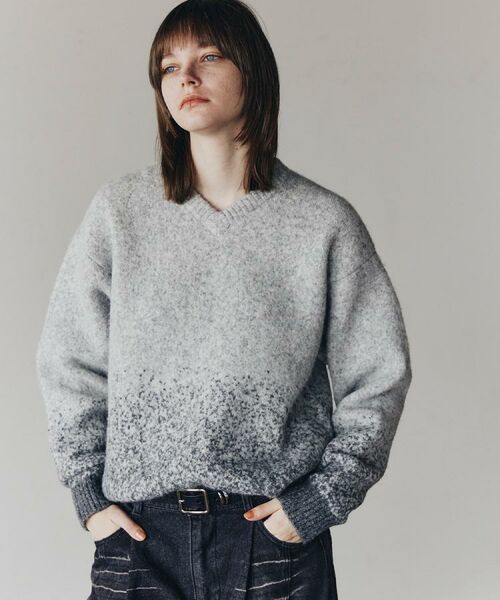 tk.TAKEO KIKUCHI / ティーケー タケオキクチ ニット・セーター | ミスティーシャギーVネックニット | 詳細6