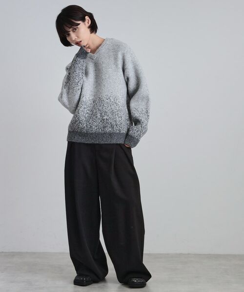 tk.TAKEO KIKUCHI / ティーケー タケオキクチ ニット・セーター | ミスティーシャギーVネックニット | 詳細9