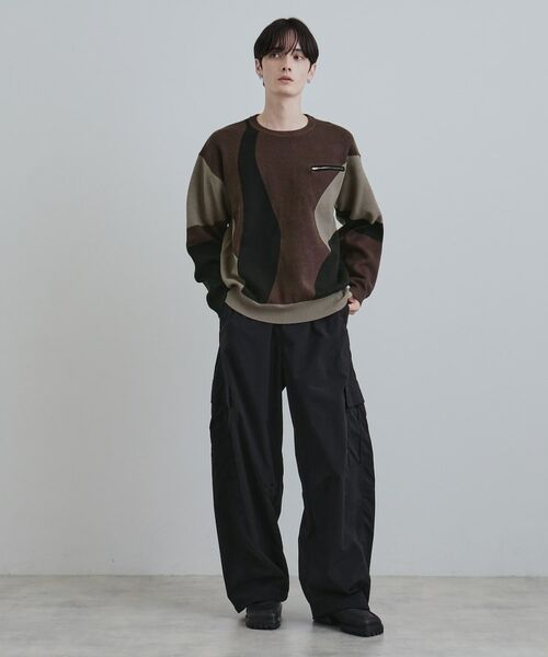 tk.TAKEO KIKUCHI / ティーケー タケオキクチ ニット・セーター | カラースキーム胸ZIPニット | 詳細11