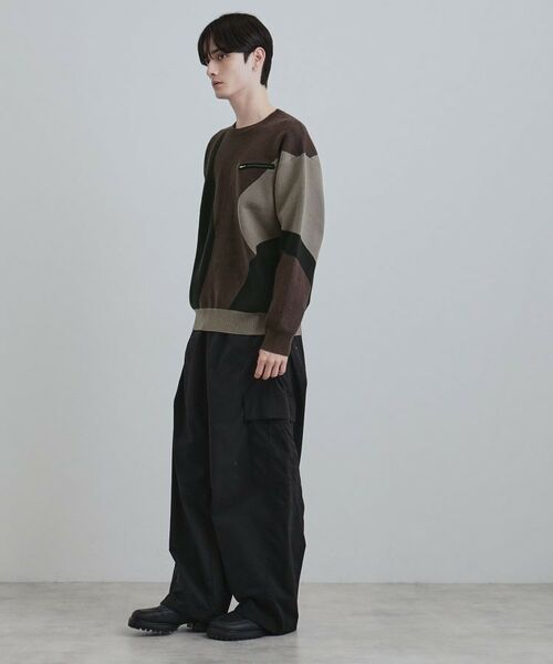 tk.TAKEO KIKUCHI / ティーケー タケオキクチ ニット・セーター | カラースキーム胸ZIPニット | 詳細12