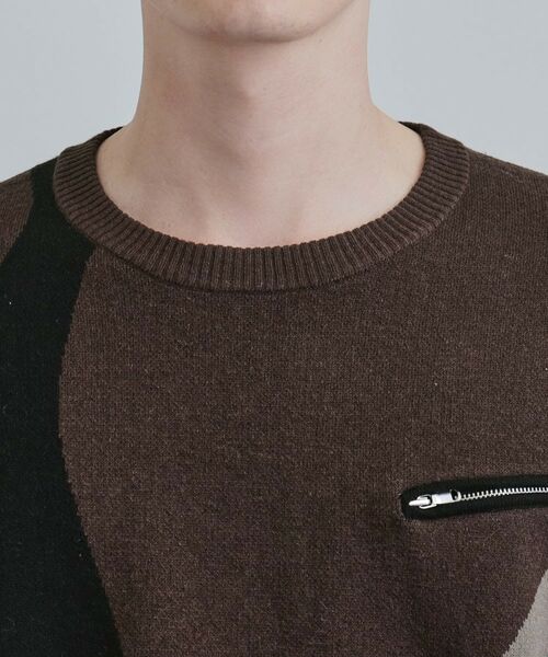 tk.TAKEO KIKUCHI / ティーケー タケオキクチ ニット・セーター | カラースキーム胸ZIPニット | 詳細17