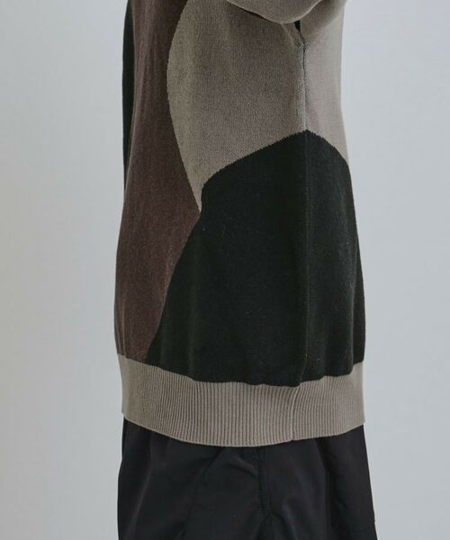 tk.TAKEO KIKUCHI / ティーケー タケオキクチ ニット・セーター | カラースキーム胸ZIPニット | 詳細20