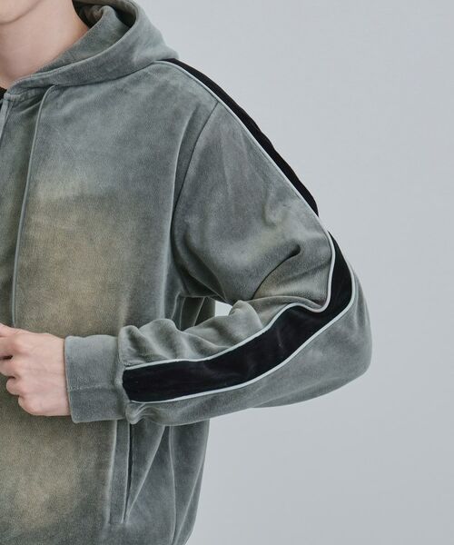 tk.TAKEO KIKUCHI / ティーケー タケオキクチ パーカー | ヴィンテージライクベロアジップパーカー | 詳細22