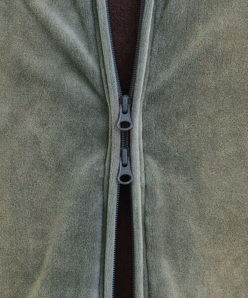 tk.TAKEO KIKUCHI / ティーケー タケオキクチ パーカー | ヴィンテージライクベロアジップパーカー | 詳細25