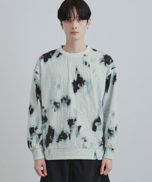 tk.TAKEO KIKUCHI / ティーケー タケオキクチ カットソー | ブラーアブストカットソー | 詳細10