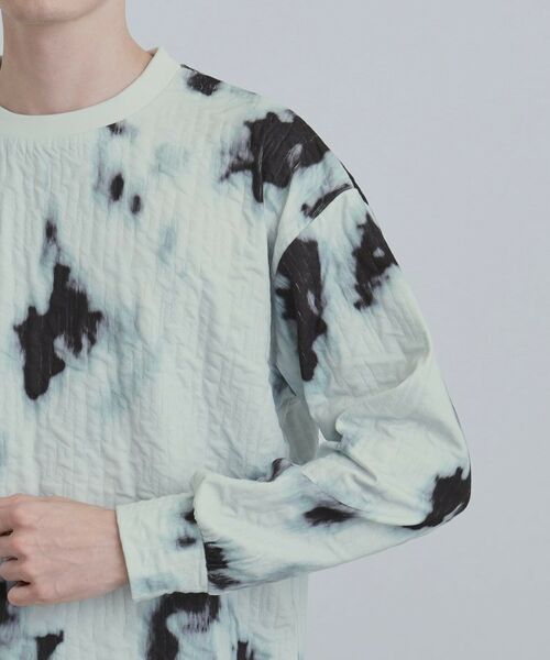 tk.TAKEO KIKUCHI / ティーケー タケオキクチ カットソー | ブラーアブストカットソー | 詳細14