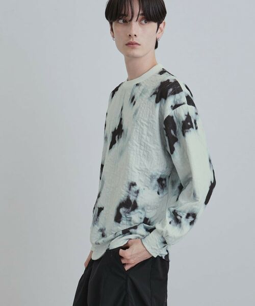 tk.TAKEO KIKUCHI / ティーケー タケオキクチ カットソー | ブラーアブストカットソー | 詳細2