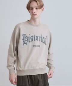 tk.TAKEO KIKUCHI / ティーケー タケオキクチ スウェット | カレッジフロッキープリントスウェット