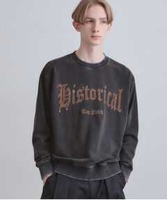 tk.TAKEO KIKUCHI / ティーケー タケオキクチ スウェット | カレッジフロッキープリントスウェット