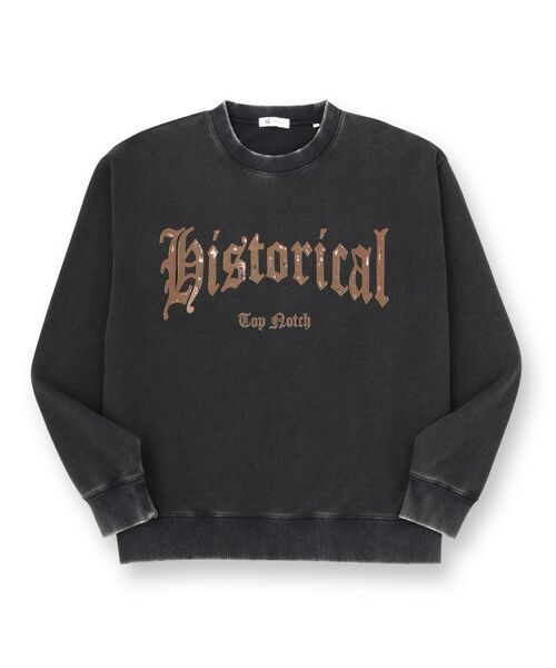 tk.TAKEO KIKUCHI / ティーケー タケオキクチ スウェット | カレッジフロッキープリントスウェット | 詳細1