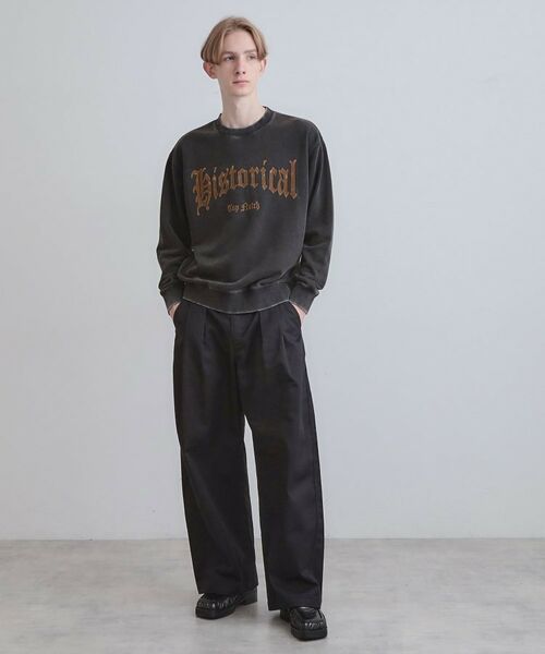 tk.TAKEO KIKUCHI / ティーケー タケオキクチ スウェット | カレッジフロッキープリントスウェット | 詳細10