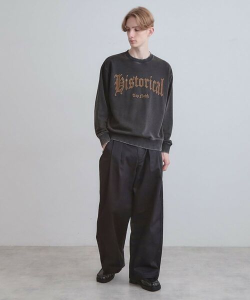 tk.TAKEO KIKUCHI / ティーケー タケオキクチ スウェット | カレッジフロッキープリントスウェット | 詳細11