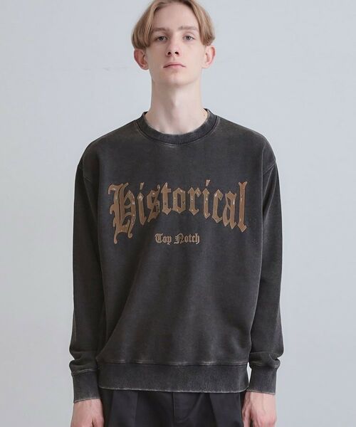 tk.TAKEO KIKUCHI / ティーケー タケオキクチ スウェット | カレッジフロッキープリントスウェット | 詳細16