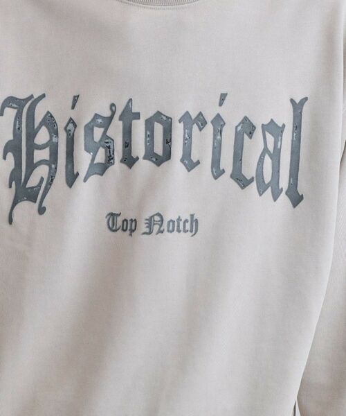 tk.TAKEO KIKUCHI / ティーケー タケオキクチ スウェット | カレッジフロッキープリントスウェット | 詳細8