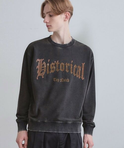 tk.TAKEO KIKUCHI / ティーケー タケオキクチ スウェット | カレッジフロッキープリントスウェット | 詳細9