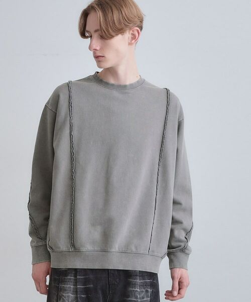 tk. TAKEO KIKUCHI/ティーケー タケオキクチ ヘヴィウェイトヴィンテージプルオーバー グレー(012) 02(M) tk. TAKEO KIKUCHI/ティーケー タケオキクチ ヘヴィウェイトヴィンテージプルオーバー グレー(012) 02(M)