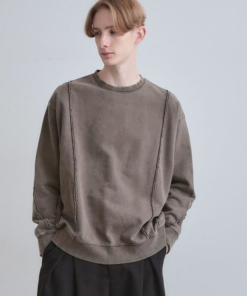 tk. TAKEO KIKUCHI/ティーケー タケオキクチ ヘヴィウェイトヴィンテージプルオーバー ブラウン(044) 01(S) tk. TAKEO KIKUCHI/ティーケー タケオキクチ ヘヴィウェイトヴィンテージプルオーバー ブラウン(044) 01(S)