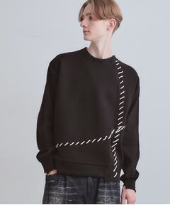 tk.TAKEO KIKUCHI / ティーケー タケオキクチ カットソー | コードステッチダンボールカットソー