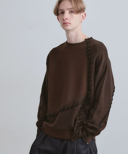 tk.TAKEO KIKUCHI / ティーケー タケオキクチ カットソー | コードステッチダンボールカットソー | 詳細10