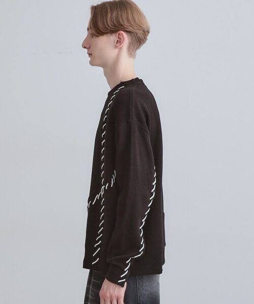 tk.TAKEO KIKUCHI / ティーケー タケオキクチ カットソー | コードステッチダンボールカットソー | 詳細15