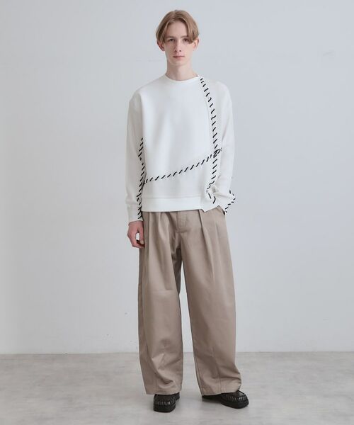 tk.TAKEO KIKUCHI / ティーケー タケオキクチ カットソー | コードステッチダンボールカットソー | 詳細3