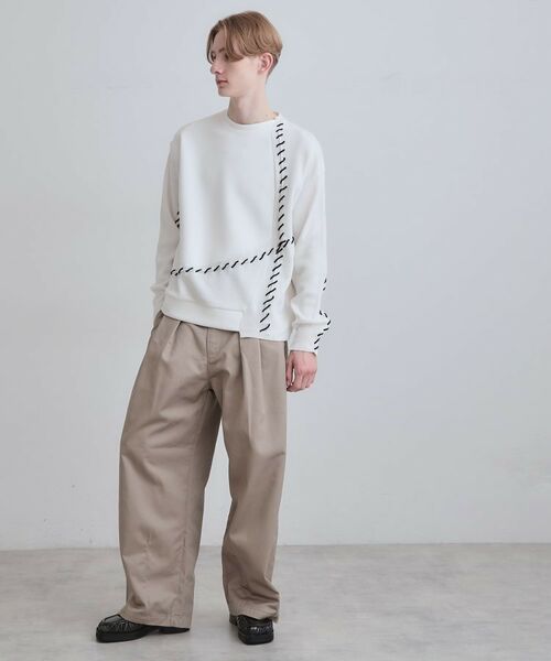 tk.TAKEO KIKUCHI / ティーケー タケオキクチ カットソー | コードステッチダンボールカットソー | 詳細4